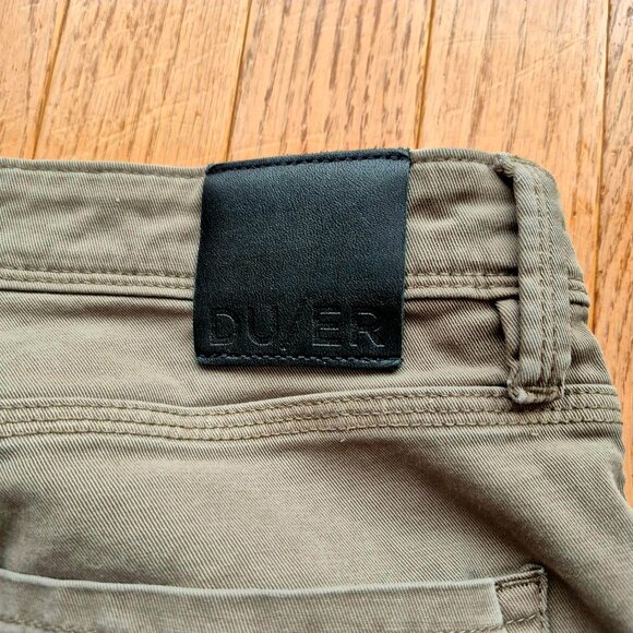 DUER DU/ER Fit Pants Men's 36" Beige T2X Slim Stretch - Picture 10 of 15